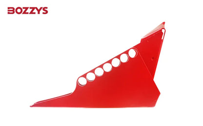 OSHA Compliant red metal LOTO valve lockout device by BOZZYS Factory