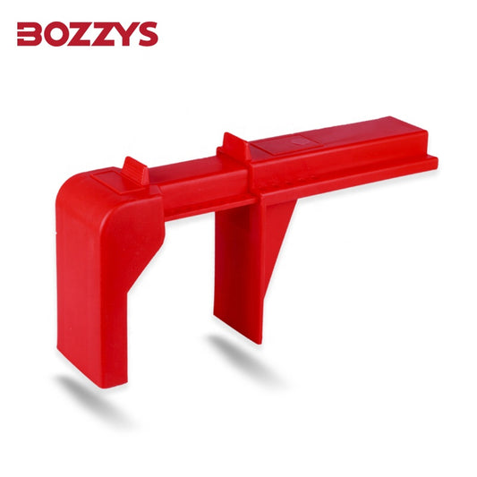 OSHA Compliant LOTO red plastic valve lockout device by BOZZYS Factory