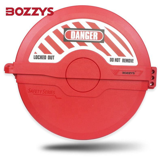 OSHA Compliant LOTO red plastic valve lockout device by BOZZYS Factory