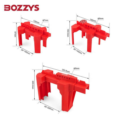 4-Legged Ball Valve Lockout Rod Safety – 2-Pack Adjustable