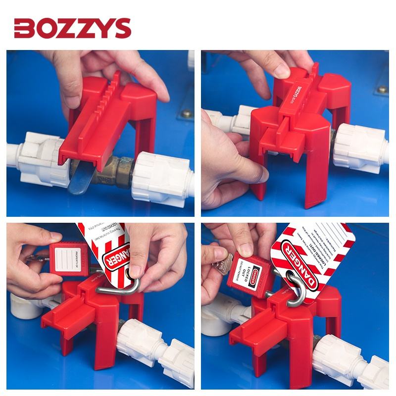 4-Legged Ball Valve Lockout Rod Safety – 2-Pack Adjustable